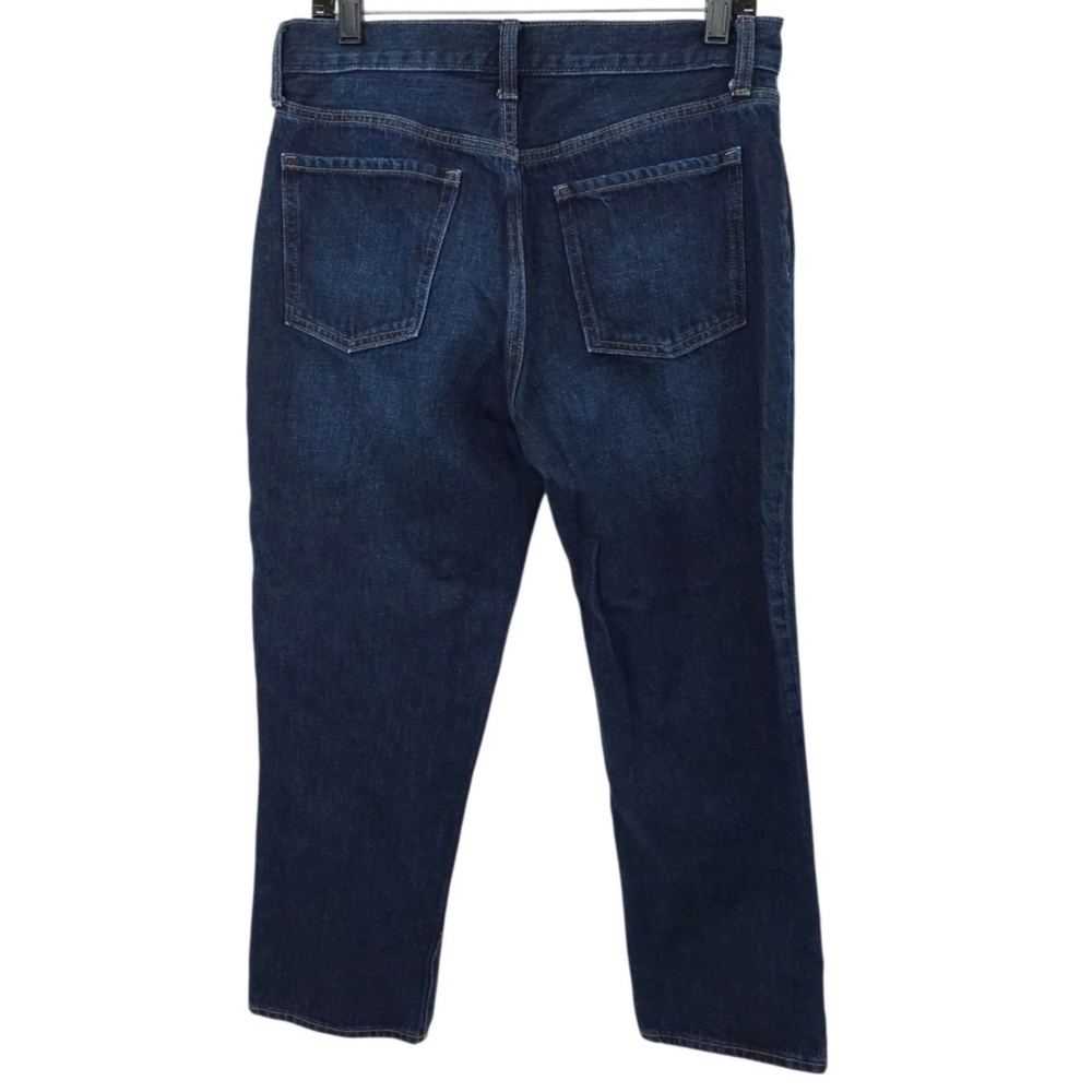 NWOT Old Navy High-Waisted Button-Fly Slouchy Straight Cropped Jeans 10 - Picture 4 of 4